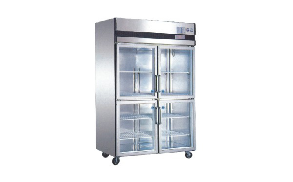 制冷保鲜不锈钢高身四门雪柜
