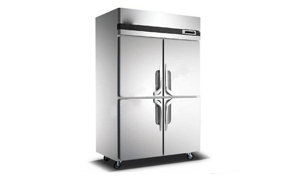 餐饮厨房制冷保鲜设备立式两门冷藏柜厨房专用